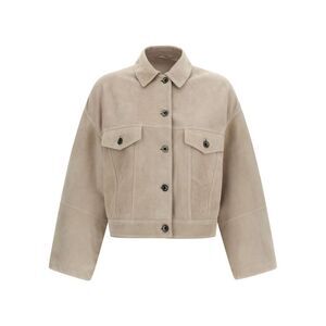 Brunello Cucinelli Women Couture Suede Jacket